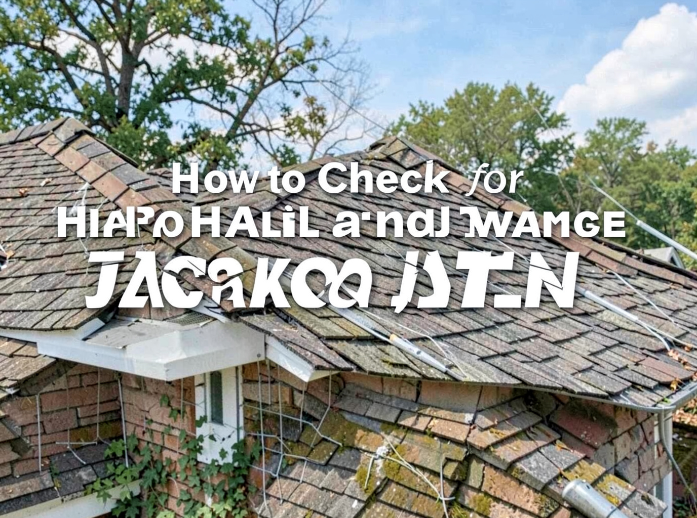 How to Check a Roof for Hail and Wind Damage in Jackson, TN